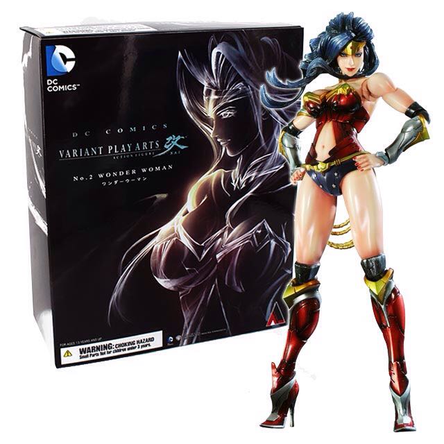 Play Arts Kai - Wonder Woman variant Action Figure - Square Enix (DC Comics Variant Play Arts Kai) action figure collectible [Barcode 662248813332] - Main Image 2