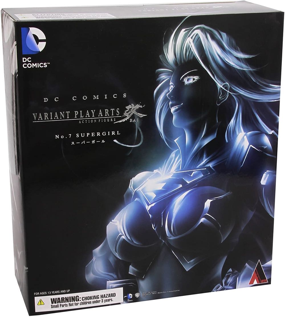 Supergirl. Square Enix Play Arts Kai DC Comics Variants - Square Enix Products (DC Comics) action figure collectible [Barcode 662248814247] - Main Image 3