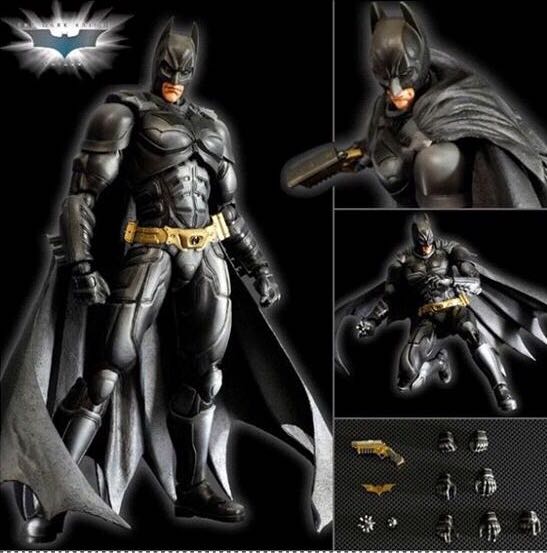 The Dark Knight Trilogy No. 1 - Batman - Square Enix (DC Play Arts Kai - Batman) action figure collectible [Barcode 662248878898] - Main Image 2
