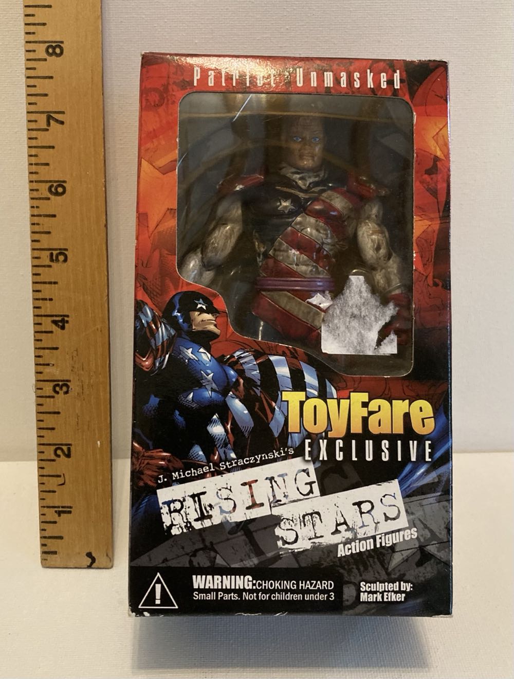 ToyFare Exclusive Rising Stars Action Figures: Patriot Unmasked - Palisades (ToyFare Exclusive) action figure collectible [Barcode 666620120377] - Main Image 3