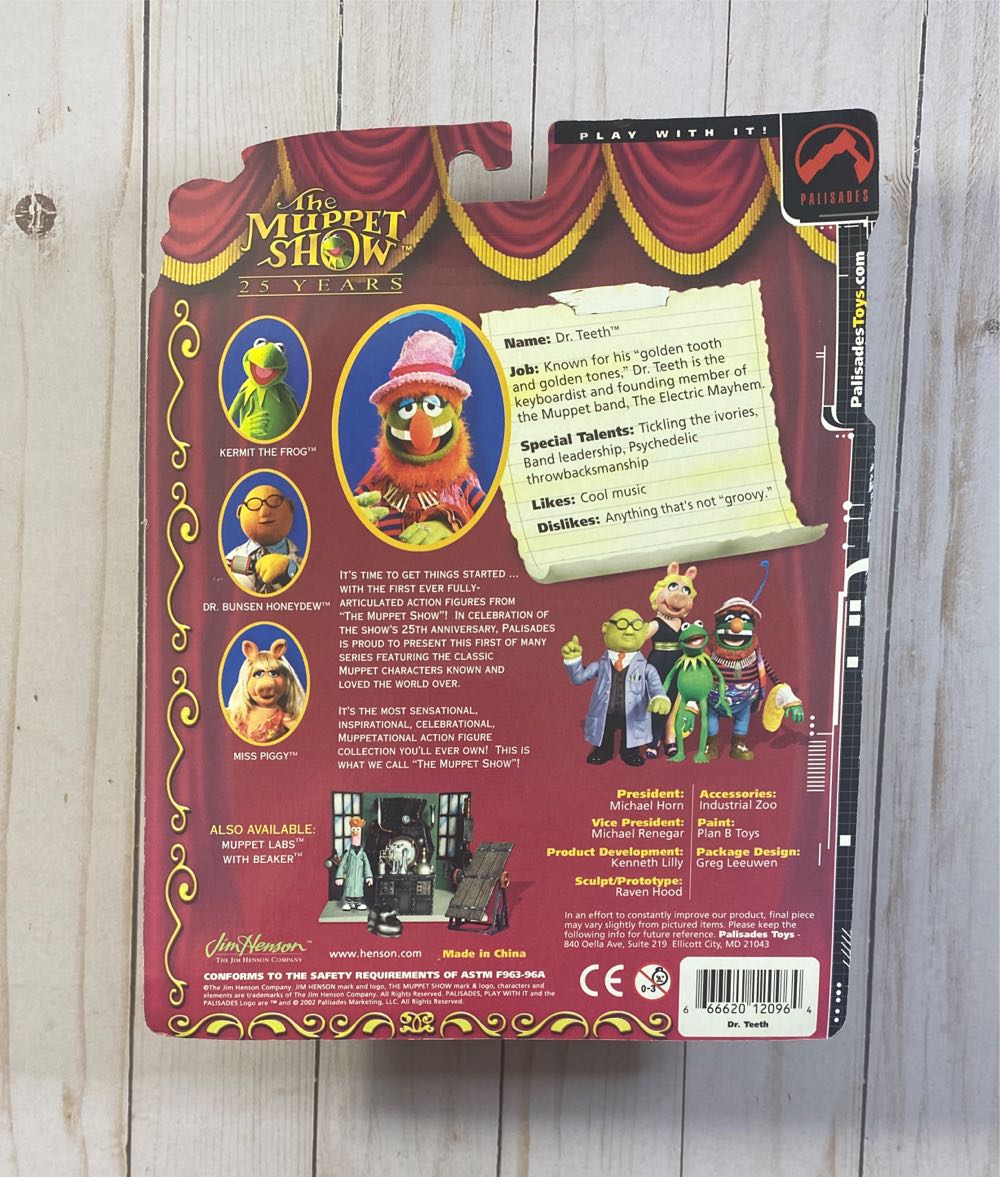 Muppet Show - Dr Teeth - Palisades (Muppets) action figure collectible [Barcode 666620120964] - Main Image 2