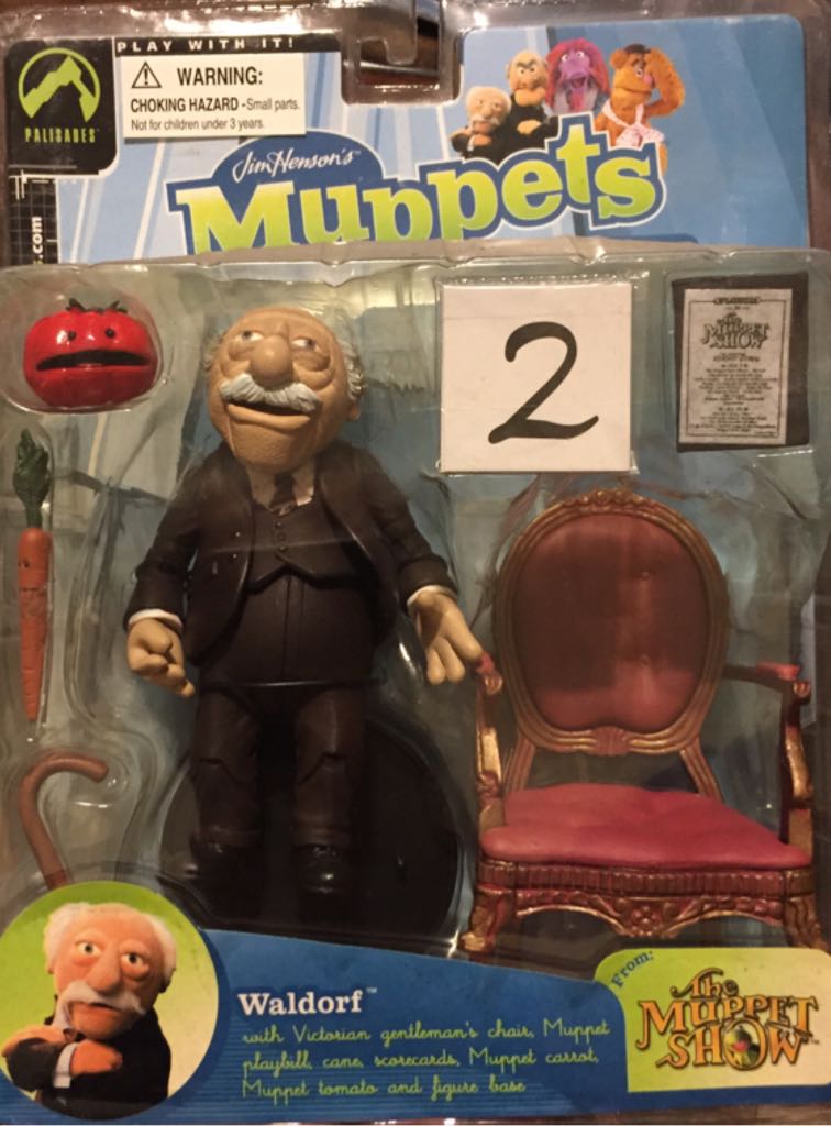 The Muppets - Waldorf - Palisades Toys (The Muppet Show) action figure collectible [Barcode 666620121176] - Main Image 1