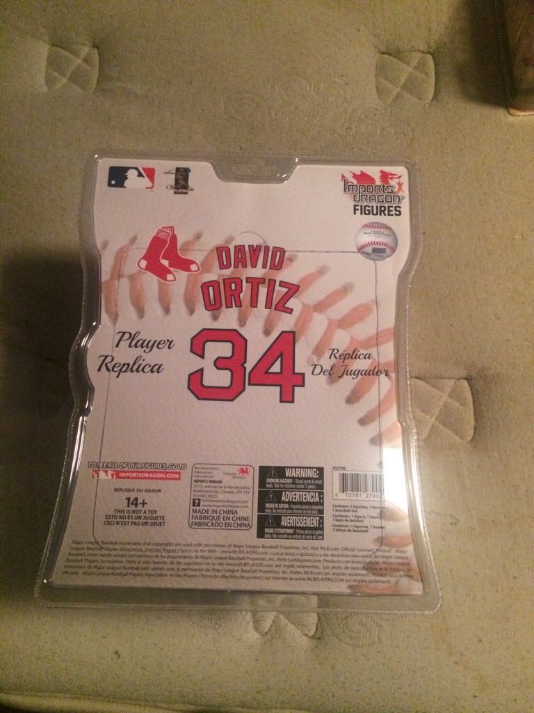 David Ortiz 34 - Imports Dragon Figures (Mlb) action figure collectible [Barcode 672781279021] - Main Image 2