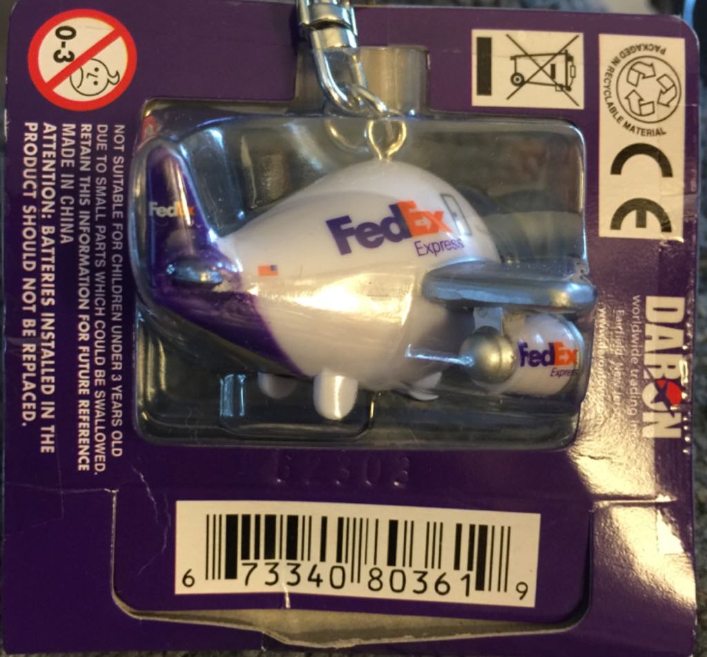 Keychains - Daron Worldwide Trading, INC (FedEx Carrier) action figure collectible [Barcode 673340803619] - Main Image 2