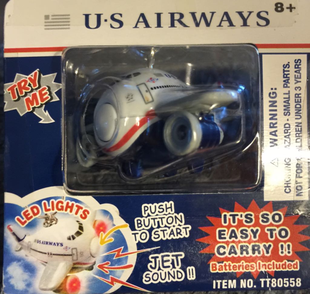 Keychains - Airplanes - Daron Worldwide Trading, INC (U S Airways) action figure collectible [Barcode 673340805583] - Main Image 1