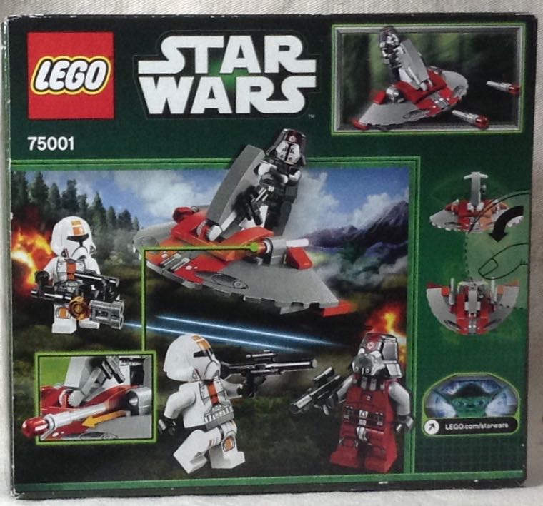 Republic Troopers vs. Sith Troopers 75001 - Lego (Lego World Of Star Wars) action figure collectible [Barcode 673419191562] - Main Image 2