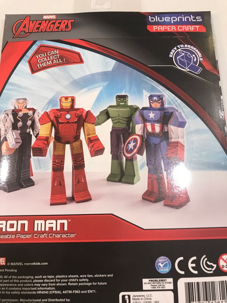 Avengers Blueprints - Iron Man  action figure collectible [Barcode 681326128120] - Main Image 2
