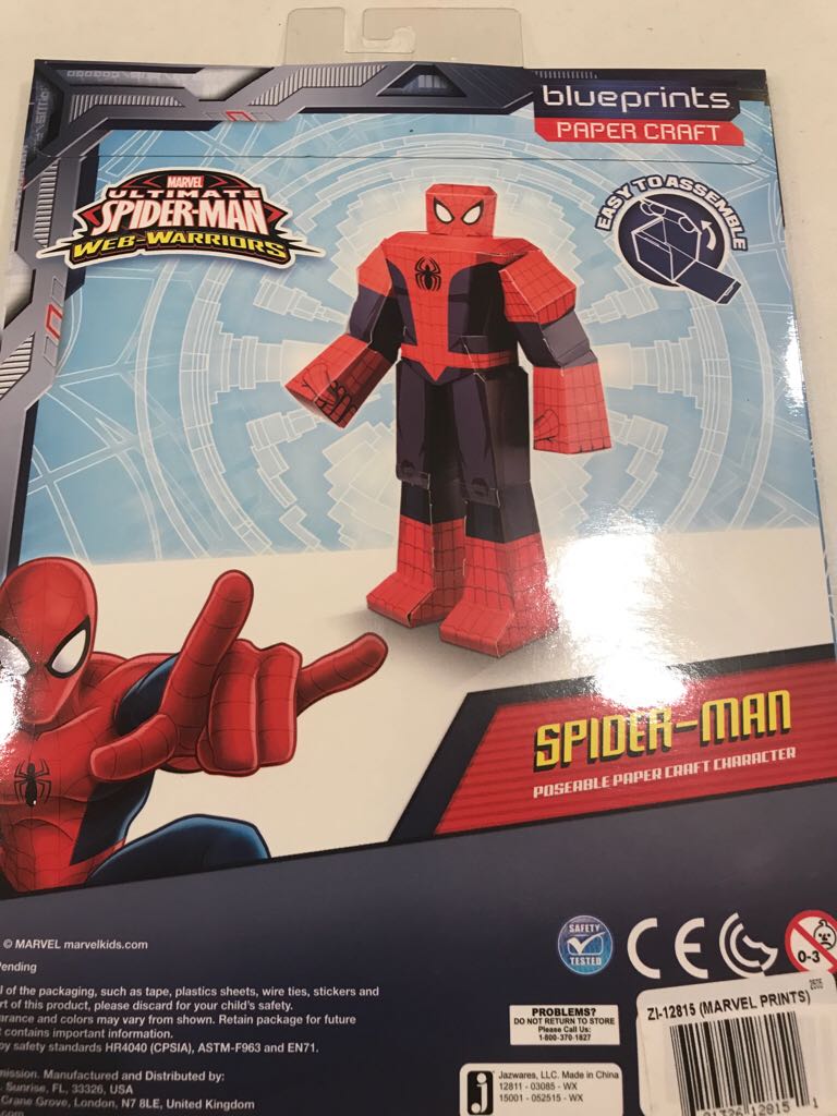 Ultimate Spiderman Blueprints  action figure collectible [Barcode 681326128151] - Main Image 2