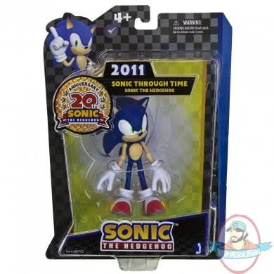 Sonic The Hedgehog ” Sonic Through Time ” Jazwares Figure Modern Sonic - Sega (Sonic The Hedgehog) action figure collectible [Barcode 681326657026] - Main Image 1
