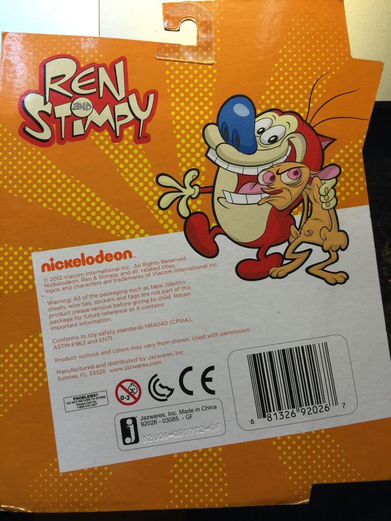 Ren From Ren & Stimpy   action figure collectible [Barcode 681326920267] - Main Image 2