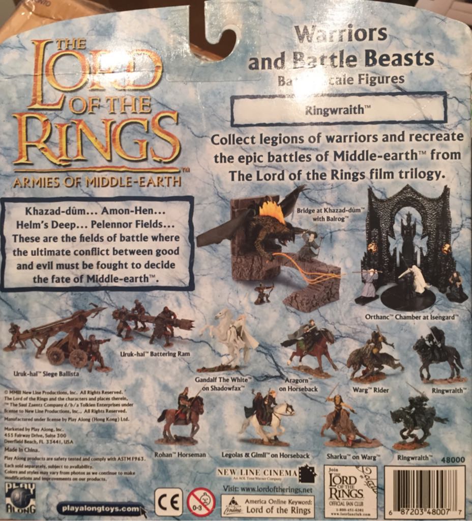 Ringwraith - Play Along  Toys (Armies Of The Middle Earth) action figure collectible [Barcode 687203480077] - Main Image 2