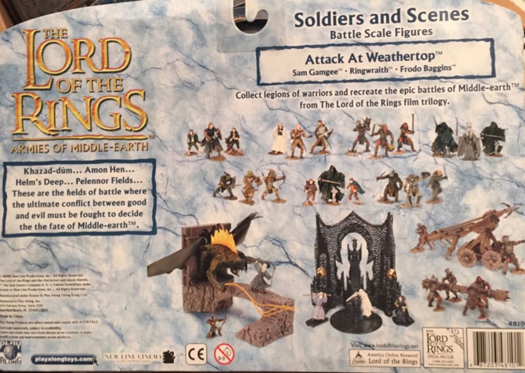 Attack At Weathertop (Sam Gamgee, Frodo, Ringwraith) - Play Along  Toys (LOTR: Battle Scale) action figure collectible [Barcode 687203481012] - Main Image 2