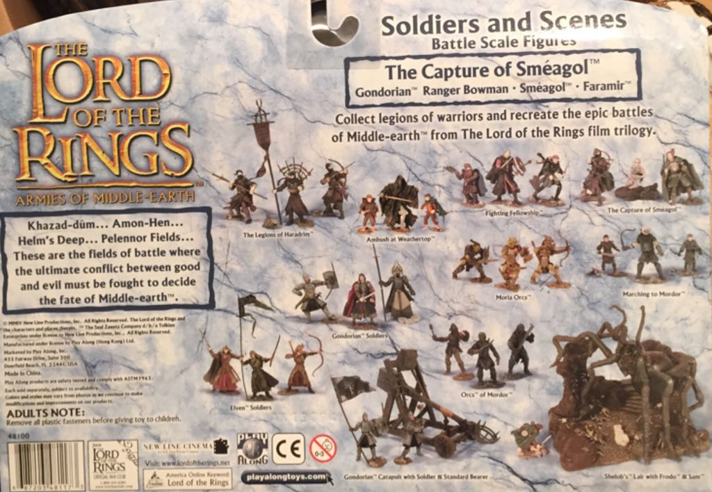 LOTRO The Capture Of Smeagol Gondorian Ranger Bowman - Smeagle - Faramir - Play Along  Toys (Armies Of The Middle-earth) action figure collectible [Barcode 687203481173] - Main Image 2