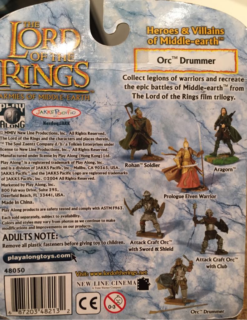 LOTRO Orc Drummer - Play Along  Toys (Heroes & Villains Of The Middle Earth) action figure collectible [Barcode 687203482132] - Main Image 2