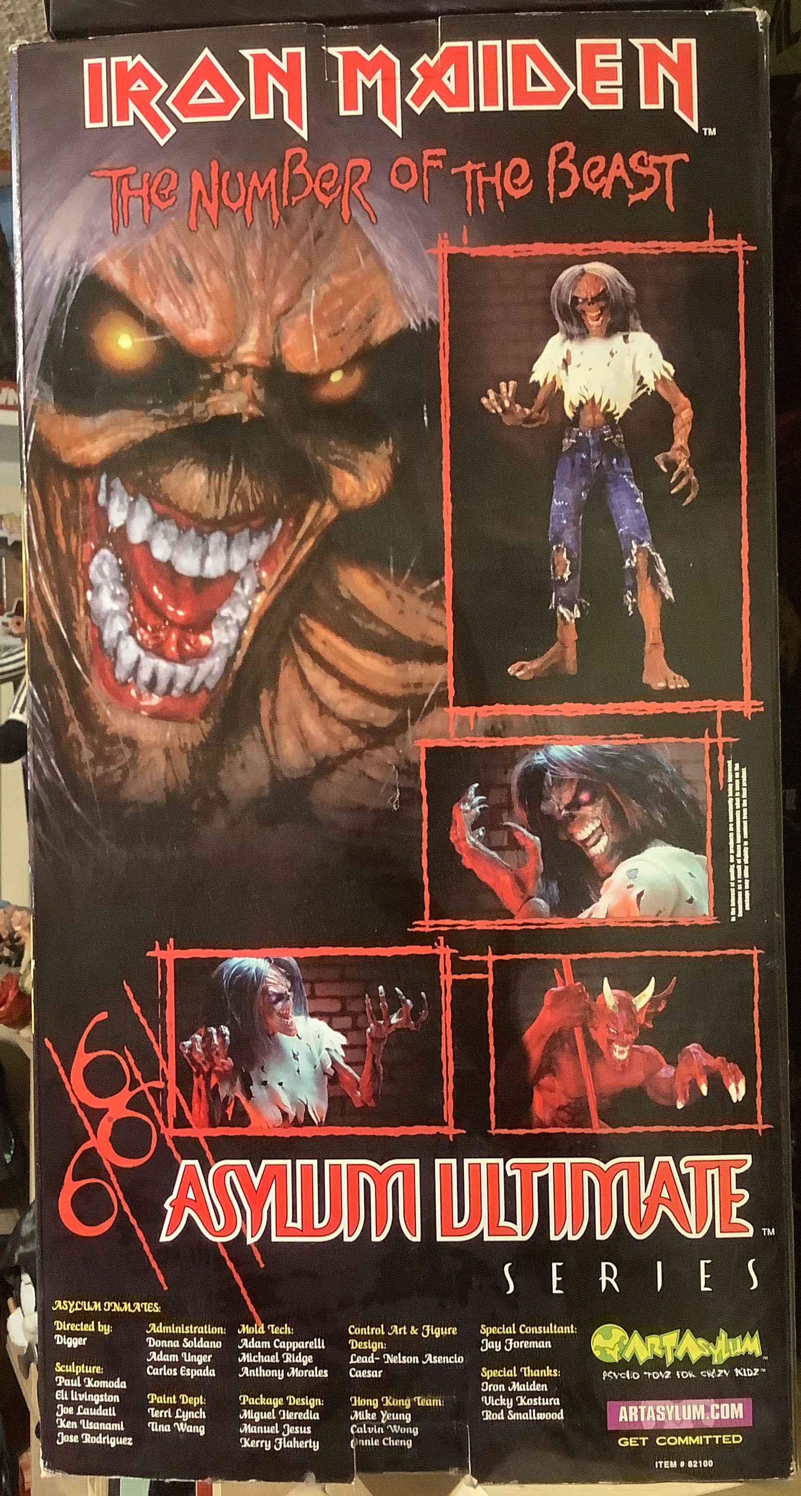 Iron Maiden - The Number of the Beast - Art Asylum (Asylum Ultimate Series) action figure collectible [Barcode 687203821016] - Main Image 2