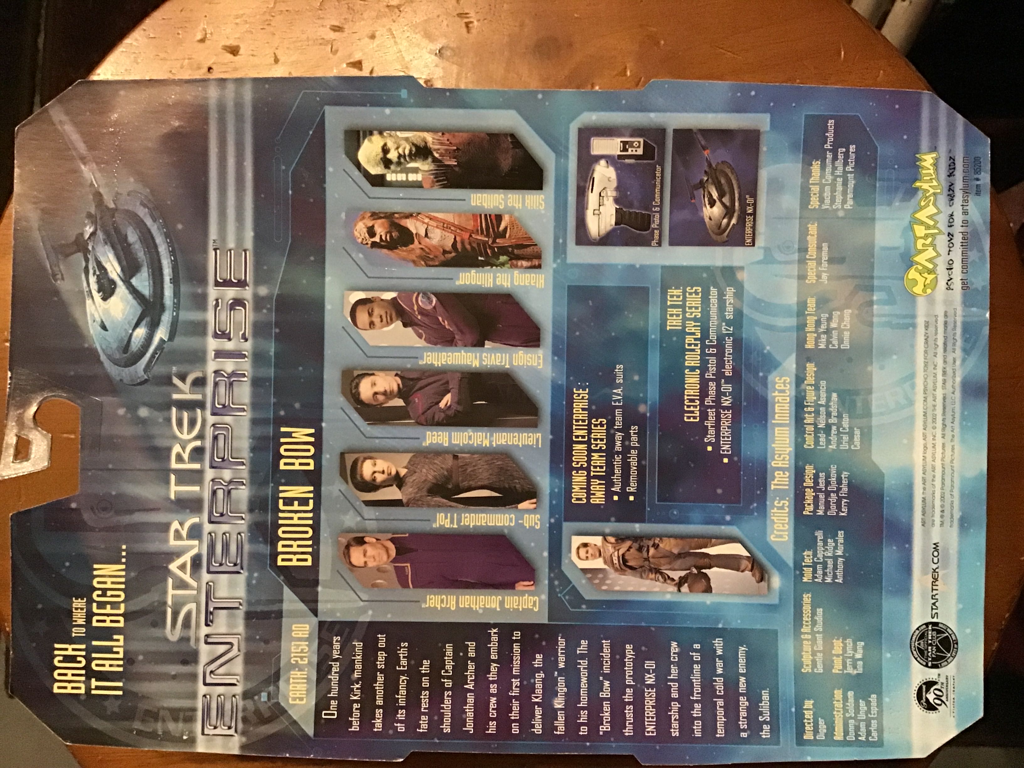 A-Captain Jonathan Archer (Star Trek Enterprise - Art Asylum (Star Trek Enterprise) action figure collectible [Barcode 687203852010] - Main Image 3