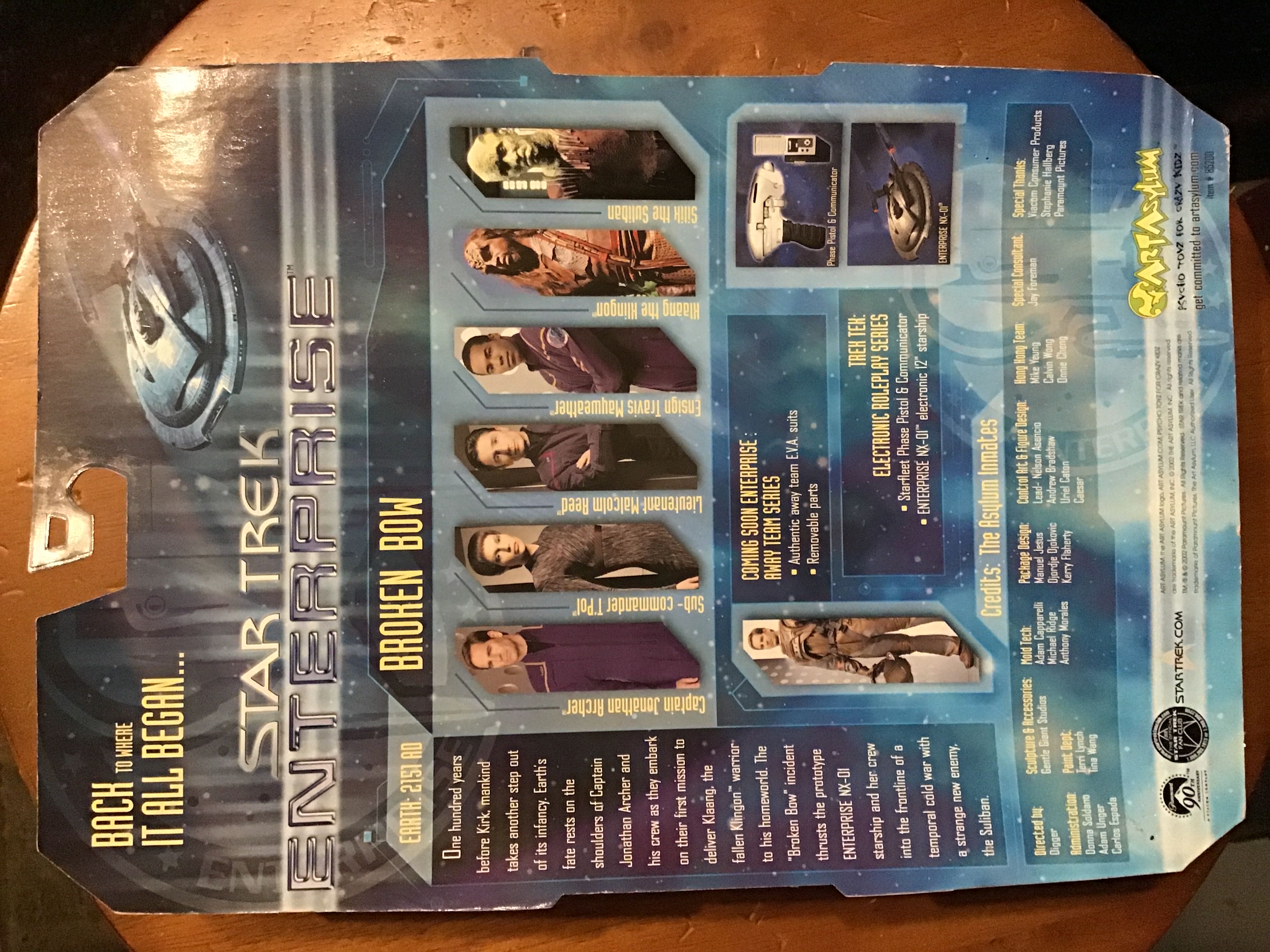 A-star Trek Enterprise Silik - The Suliban - Art Asylum (Star Trek: Enterprise) action figure collectible [Barcode 687203852058] - Main Image 3