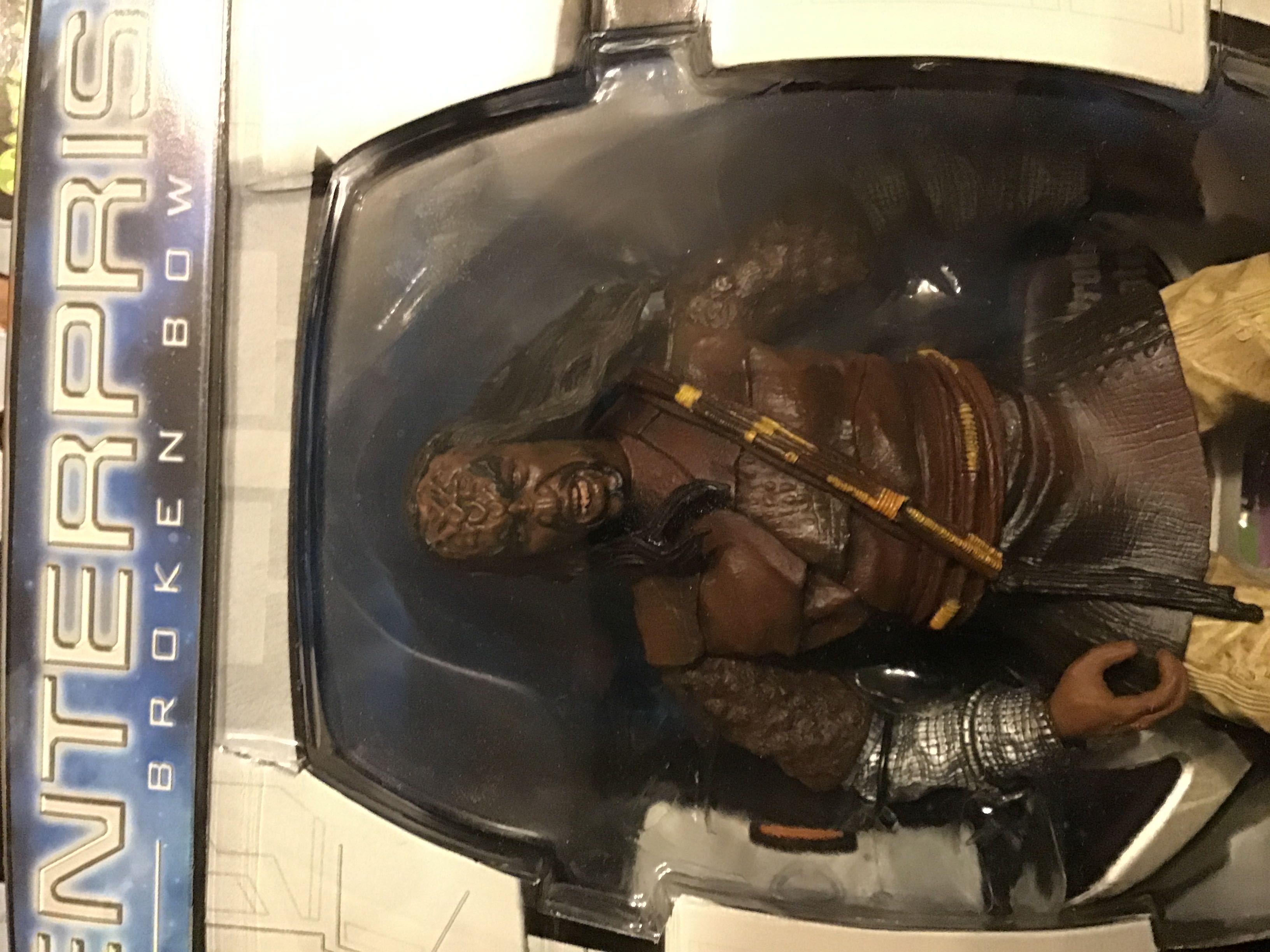 A-Klaang-Klingon Warrior - Art Asylum (Star Trek Enterprise) action figure collectible [Barcode 687203852065] - Main Image 2