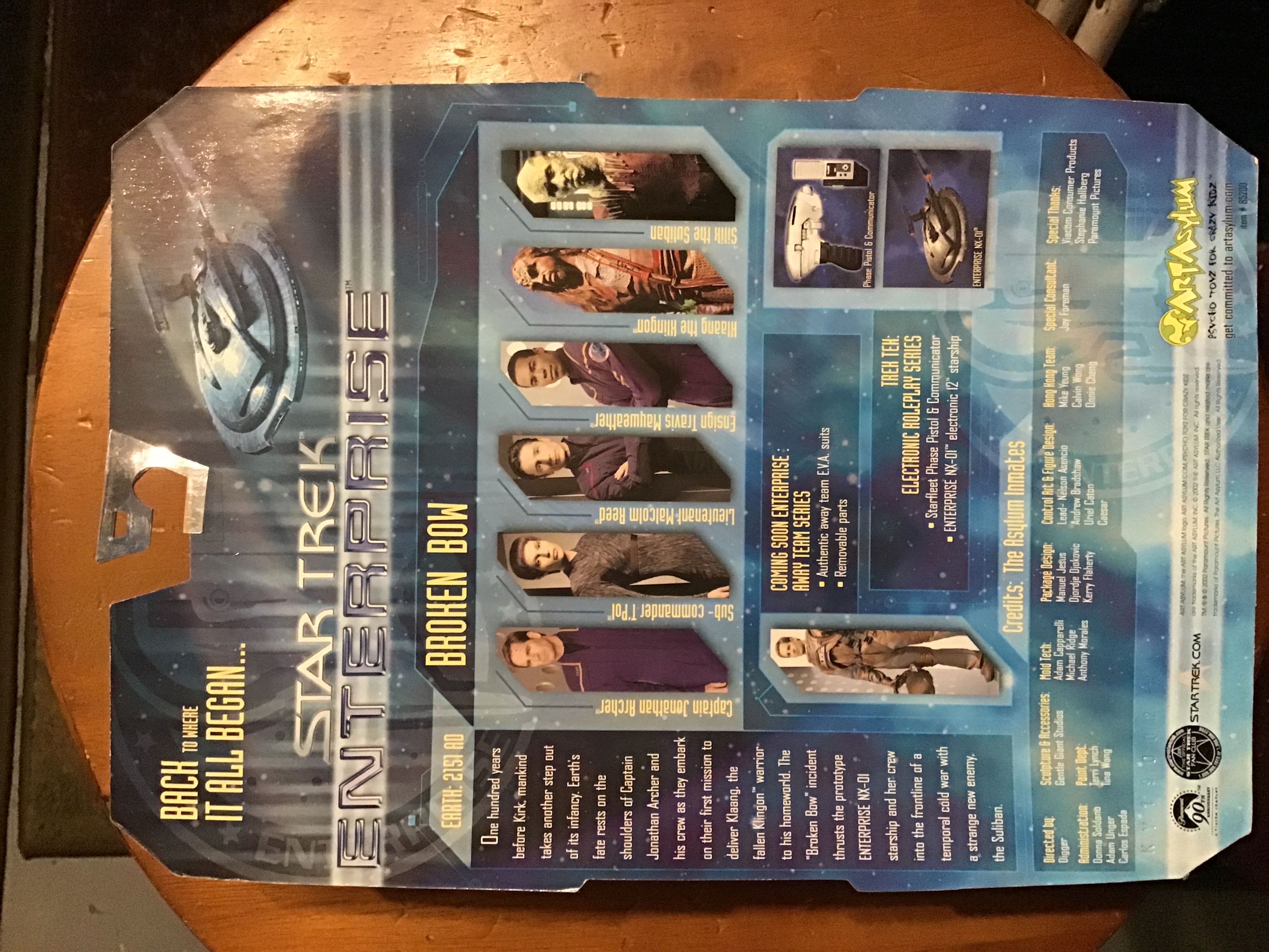 A-Klaang-Klingon Warrior - Art Asylum (Star Trek Enterprise) action figure collectible [Barcode 687203852065] - Main Image 3