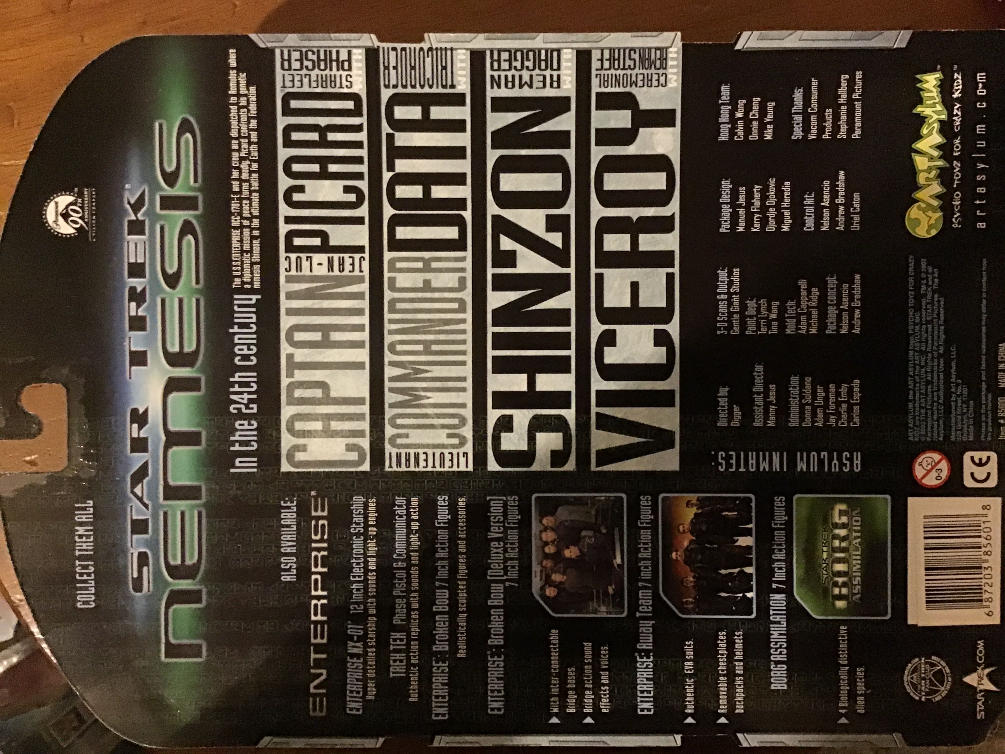 Star Trek: Jean Luc Picard Captain - Star Trek: Nemesis - Art Asylum (Star Trek) (Star Trek Nemesis) action figure collectible [Barcode 687203856018] - Main Image 3