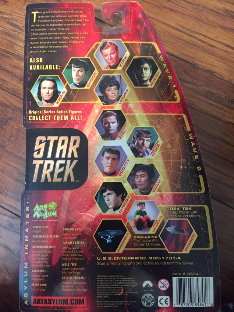 Mirror Spock - Art Asylum (Star Trek) (Star Trek) action figure collectible [Barcode 687203858418] - Main Image 2