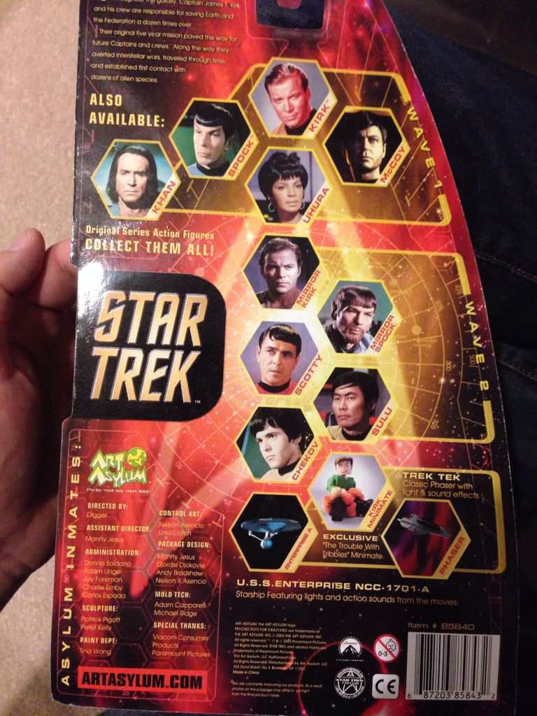 Hikaru Sulu - Art Asylum (Star Trek) (Star Trek) action figure collectible [Barcode 687203858432] - Main Image 2