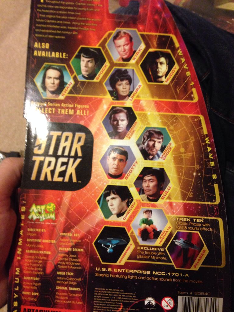 Mirror Kirk (With Starfleet Gear) - Star Trek The Original Series - Art Asylum (Star Trek) action figure collectible [Barcode 687203858449] - Main Image 2