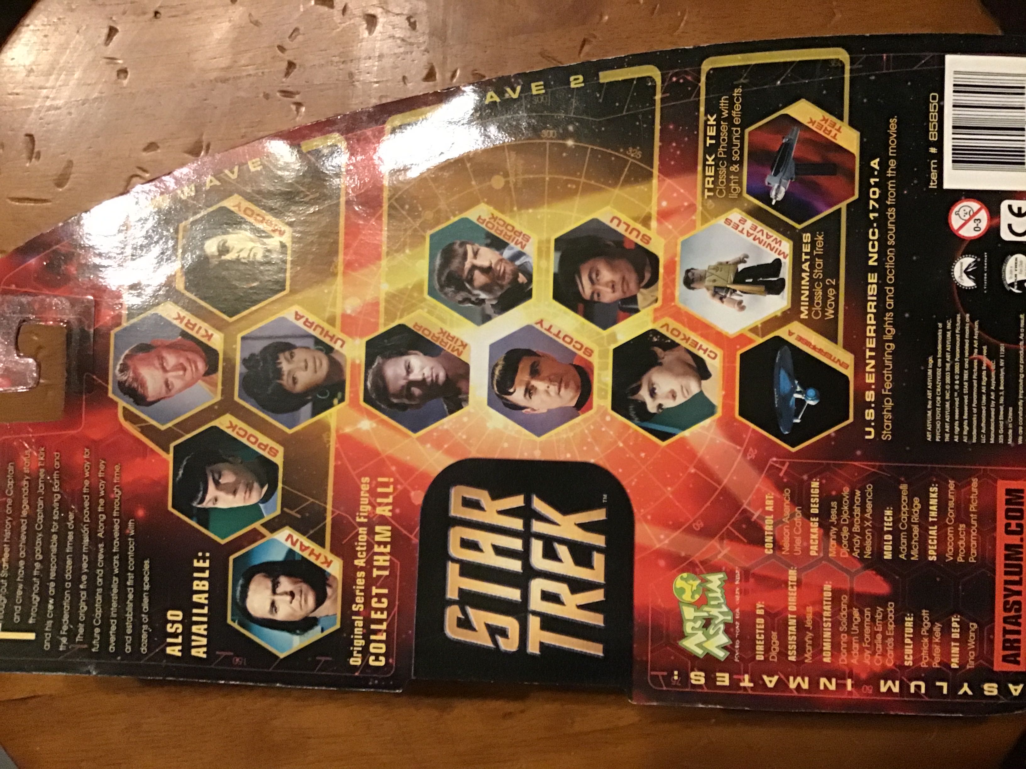 Khan - Art Asylum (Classic Star Trek) action figure collectible [Barcode 687203858548] - Main Image 3