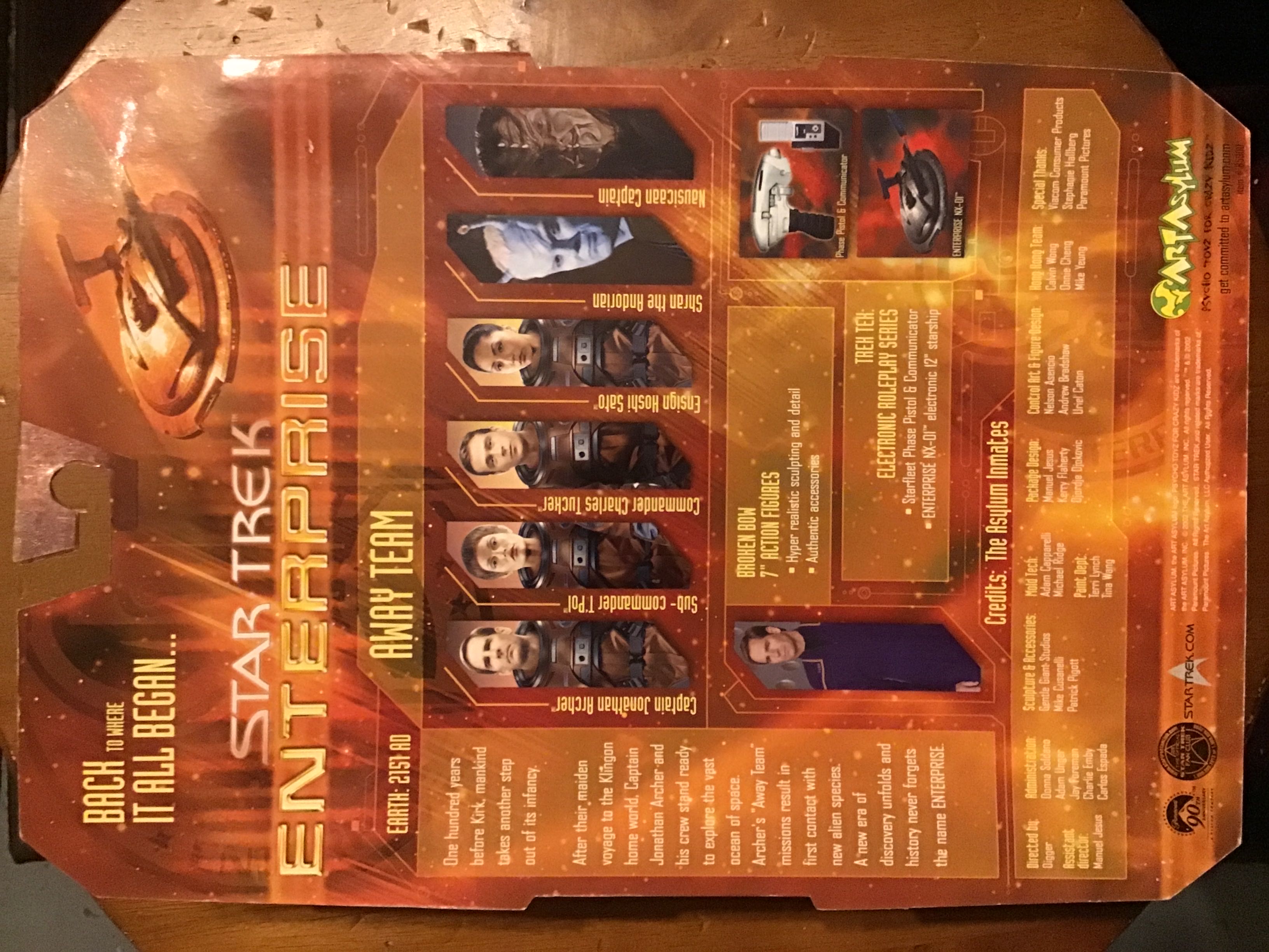 Jonathan Archer (Captain) Authentic Starfleet EVA Suit - Art Asylum (Star Trek Enterprise) action figure collectible [Barcode 687203859019] - Main Image 3