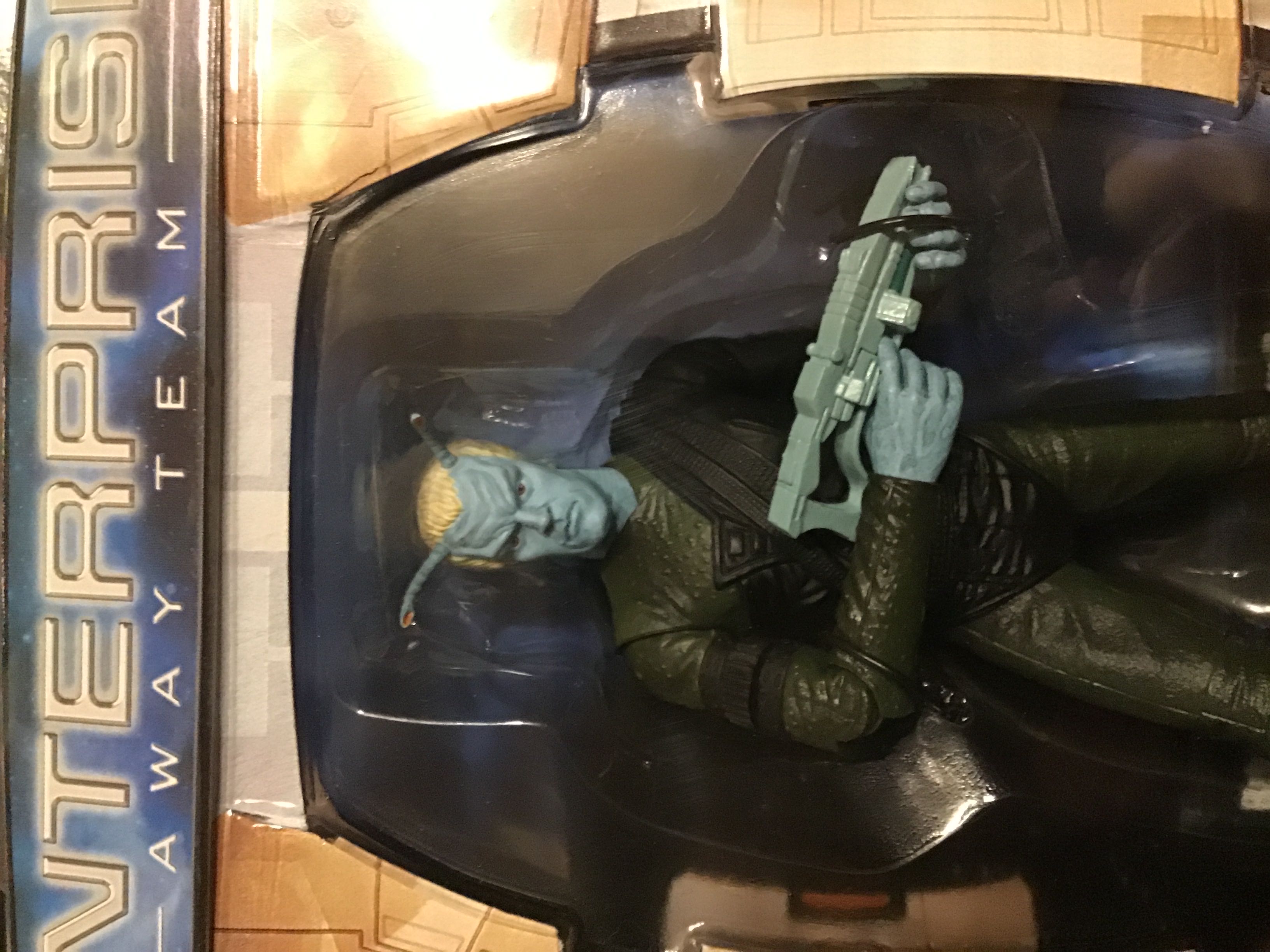Enterprise Sharan the Andorian - Art Asylum action figure collectible [Barcode 687203859057] - Main Image 2