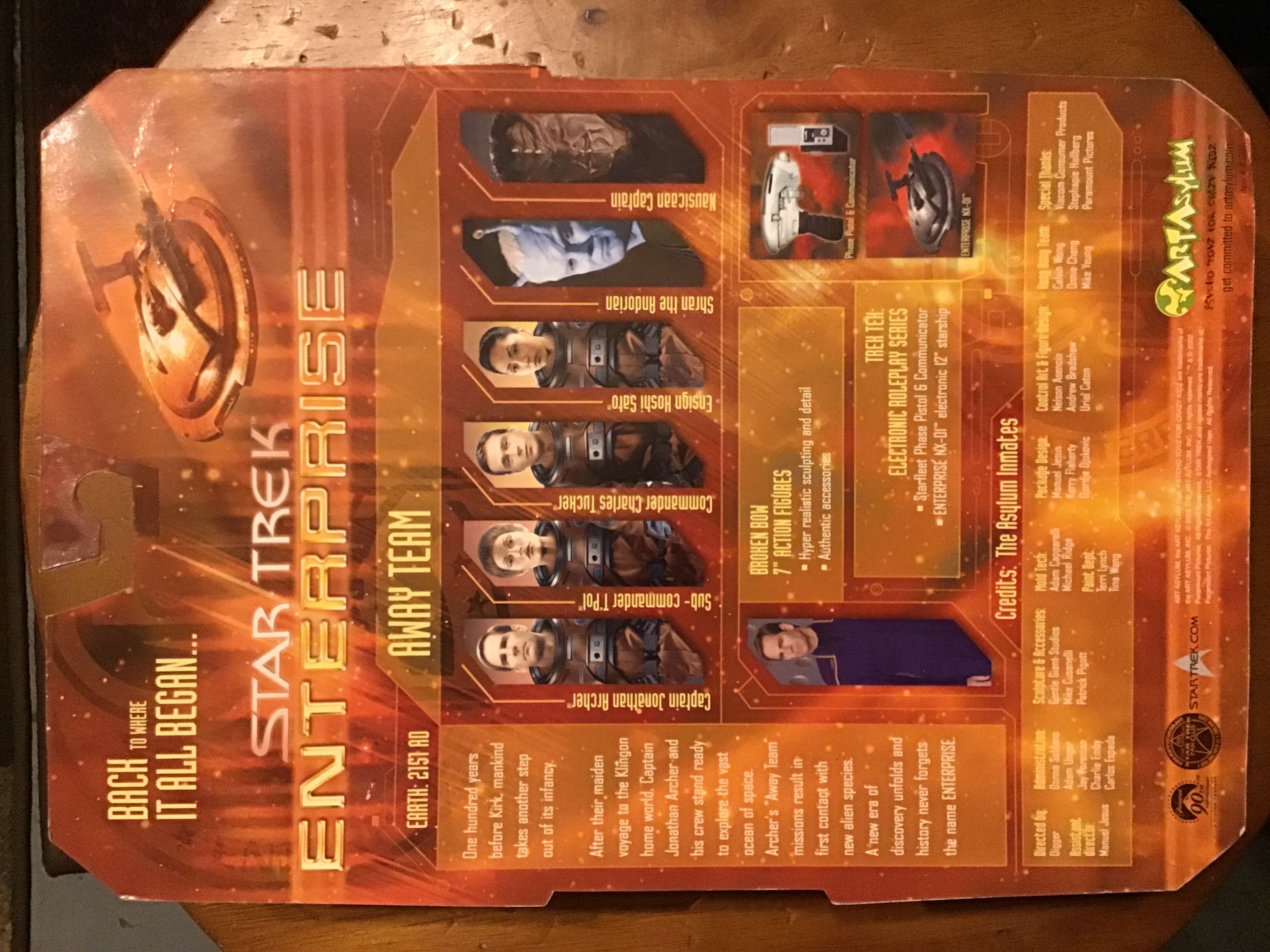 Enterprise Sharan the Andorian - Art Asylum action figure collectible [Barcode 687203859057] - Main Image 3