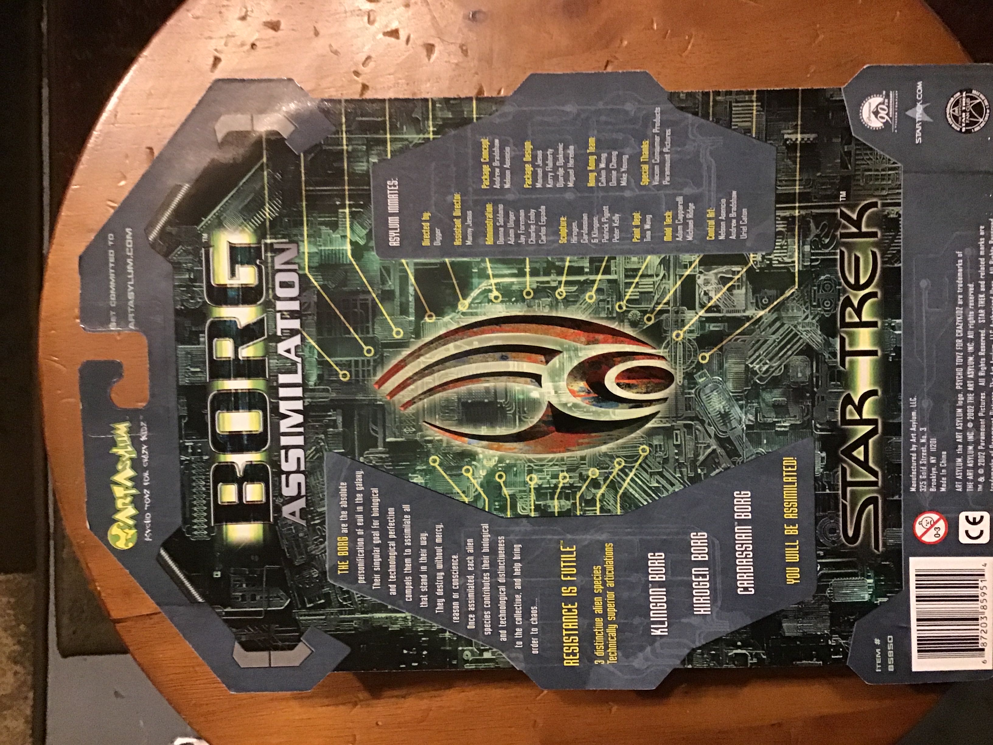 Cardassian (Borg) - Art Asylum (Star Trek) action figure collectible [Barcode 687203859514] - Main Image 3