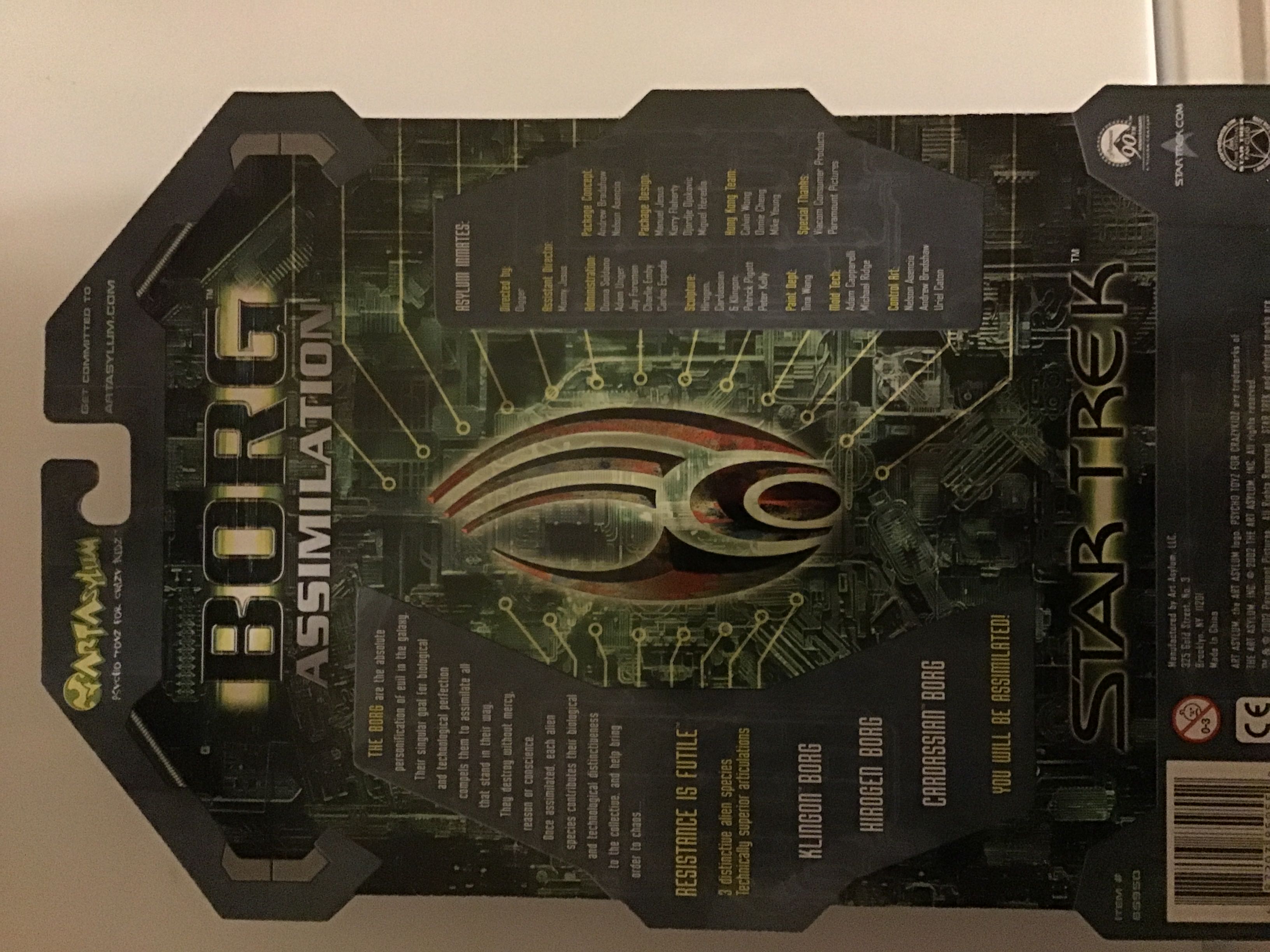 Klingon Borg (Designation 1 of 3) - Star Trek Borg Assimilation - Art Asylum (Star Trek Borg Assimilation) action figure collectible [Barcode 687203859552] - Main Image 4