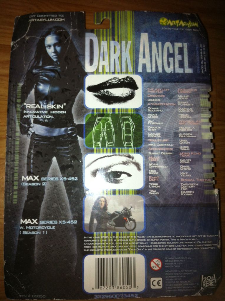 Dark Angel - Max (Bike Messenger) - Art Asylum (Dark Angel) action figure collectible [Barcode 687203860503] - Main Image 2