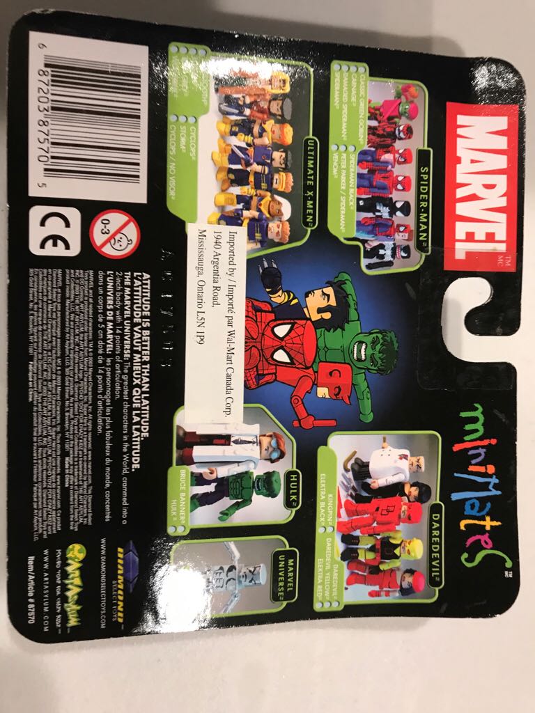 Marvel Minimates - Hulk And Bruce Banner  action figure collectible [Barcode 687203875705] - Main Image 2