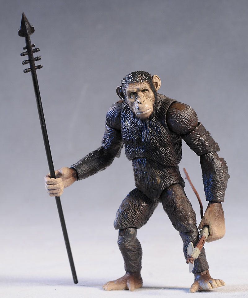Caesar - HIYA Toys (Rise Of The Planet Of The Apes) action figure collectible [Barcode 6957534200007] - Main Image 2