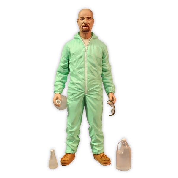 Breaking Bad - Walter White (Yellow Hazmat Suit) - Mezco (Breaking Bad) action figure collectible [Barcode 696192751808] - Main Image 2