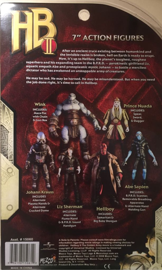 Hellboy 2 Abe Sapien 7” - Mezco Toyz (Hellboy) action figure collectible [Barcode 696198150612] - Main Image 2