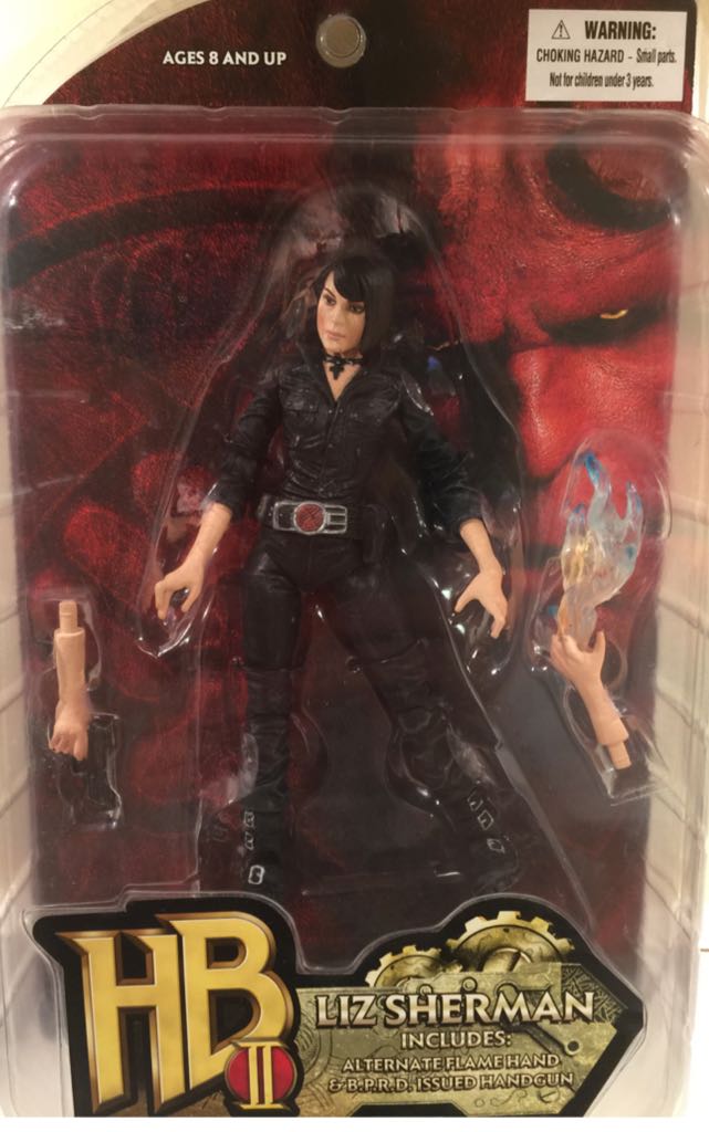 Hellboy 2 the Golden Army Liz Sherman 7” - Mezco Toys (Hellboy 2) action figure collectible [Barcode 696198150636] - Main Image 1