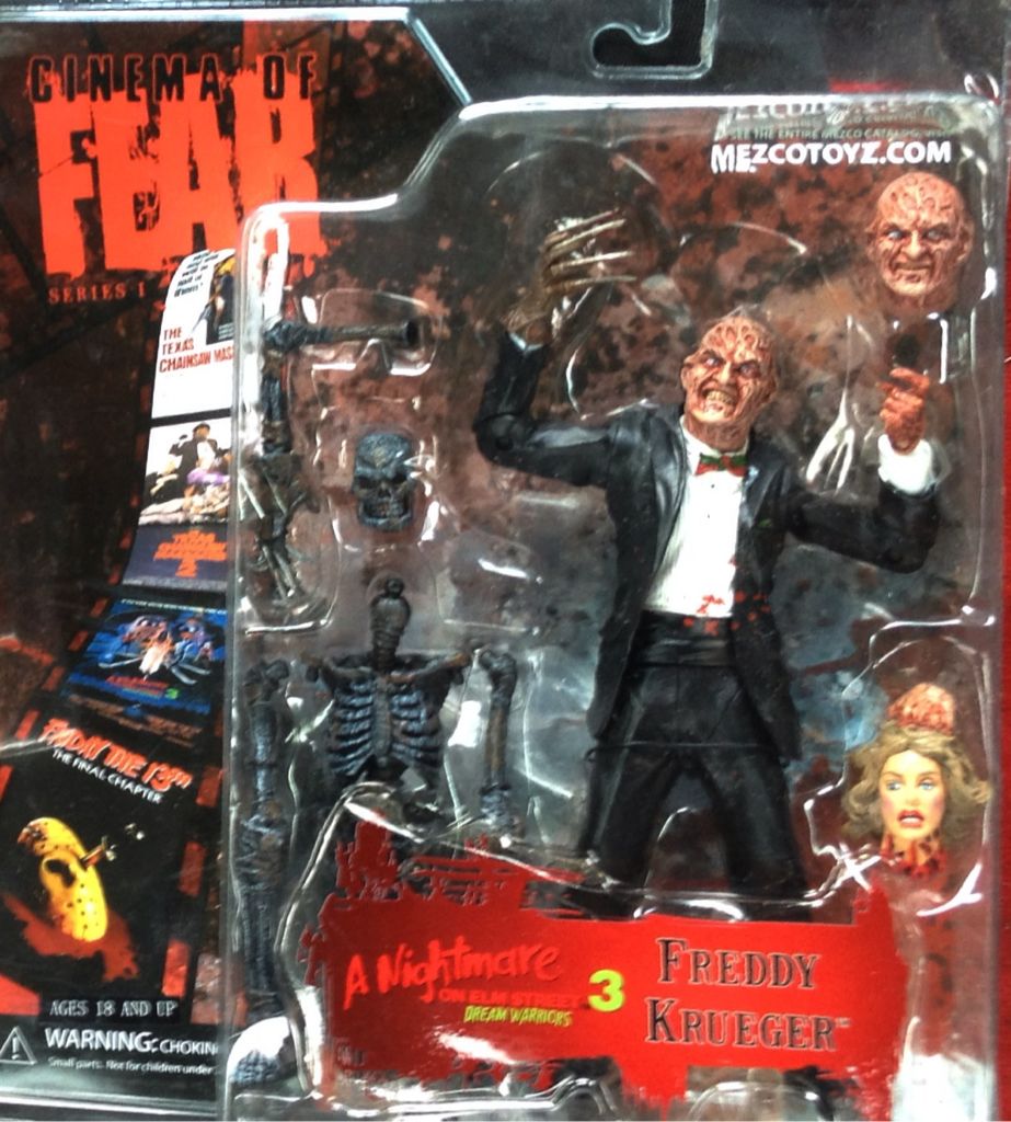 Cinema Of Fear Series 1 A Nightmare On Elm Street 3 Freddy Krueger - Mezco (Horror Movies) action figure collectible [Barcode 696198250015] - Main Image 2