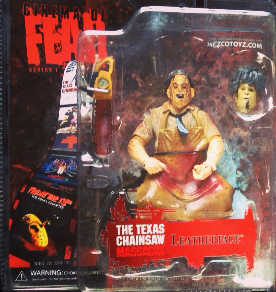 Cinema Of Fear: The Texas Chainsaw Massacre Leatherface - MezcoToyz (The Texas Chainsaw Massacre) action figure collectible [Barcode 696198250022] - Main Image 2