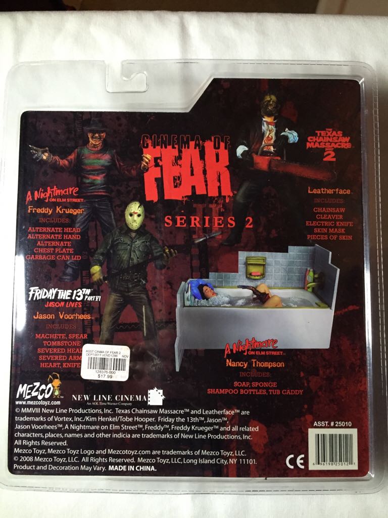 Cinema Of Fear: Series 2 - Leatherface (TCM2) - Mezco (Texas Chainsaw Massacre) action figure collectible [Barcode 696198250121] - Main Image 2