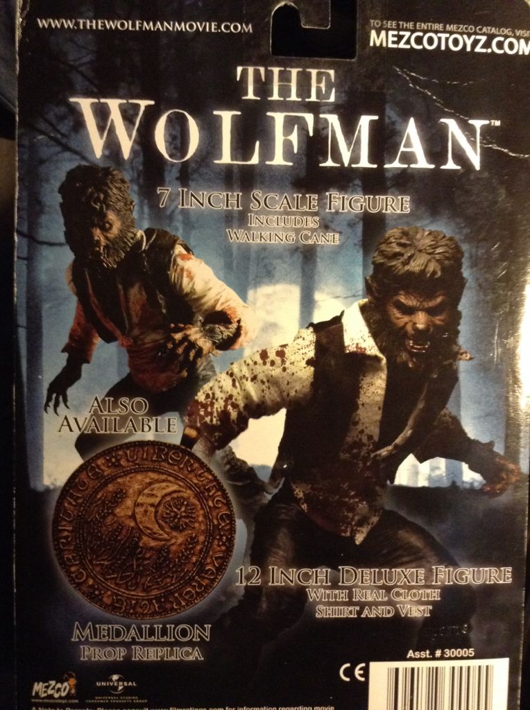 The WOLFMAN - Mezco (The Wolfman) action figure collectible [Barcode 696198300055] - Main Image 2