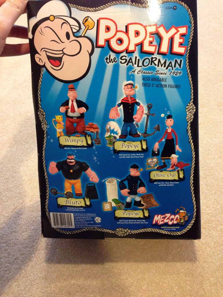 POPEYE - Mezco Toyz (Popeye) action figure collectible [Barcode 696198446005] - Main Image 2
