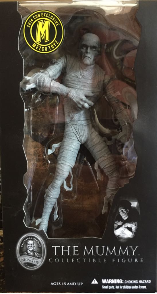 Unversal Studios Home of the Original Monsters The Mummy Collectable Figure - Mezco Toyz (Universal Studios Classic Monsters!) action figure collectible [Barcode 696198631067] - Main Image 2