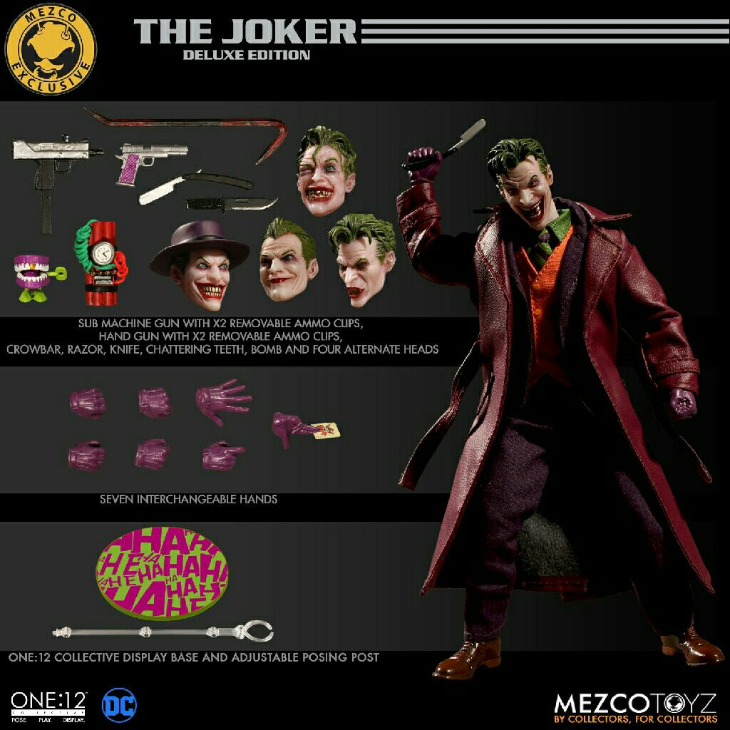 One:12 Collective/ The Joker - Mezco Toys (Batman) action figure collectible [Barcode 696198762303] - Main Image 2