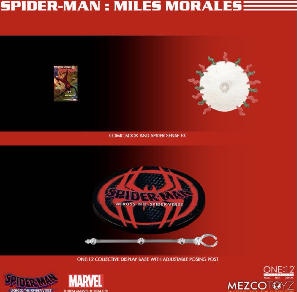 Spider-Man: Miles Morales - Mezco Toyz (One: 12 Collective) action figure collectible [Barcode 696198762945] - Main Image 2
