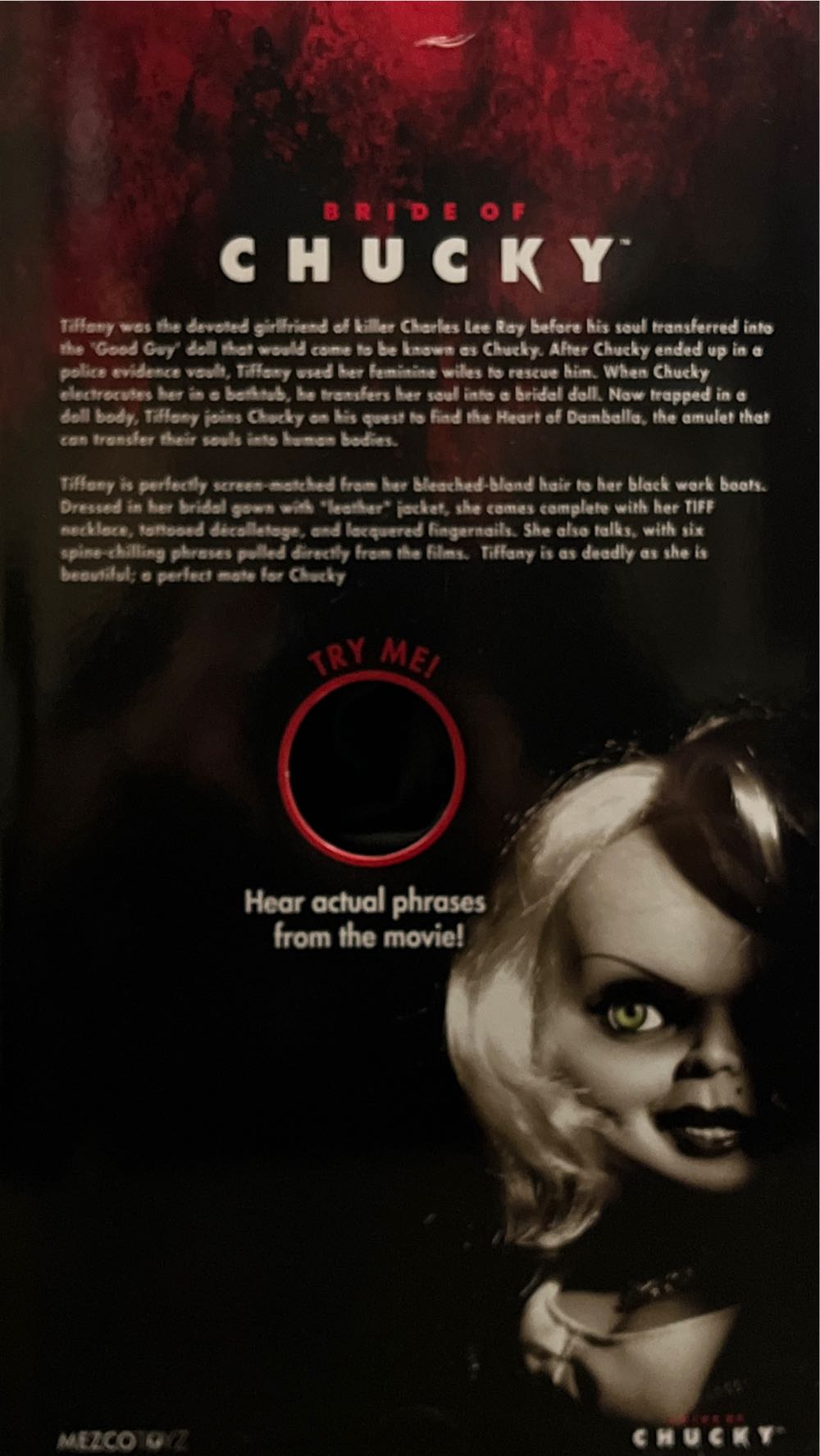 Tiffany - Mezco Toyz (Bride Of Chucky) action figure collectible [Barcode 696198780154] - Main Image 2