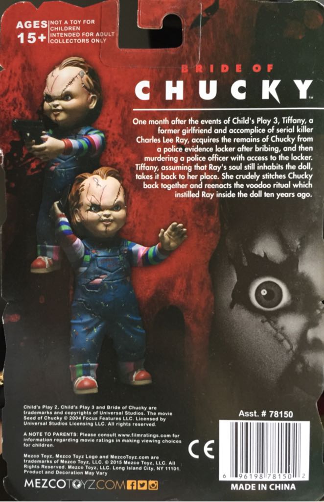 Bride Of Chucky / Chucky - Mezco Toyz (Bride Of Chucky) action figure collectible [Barcode 696198781502] - Main Image 2