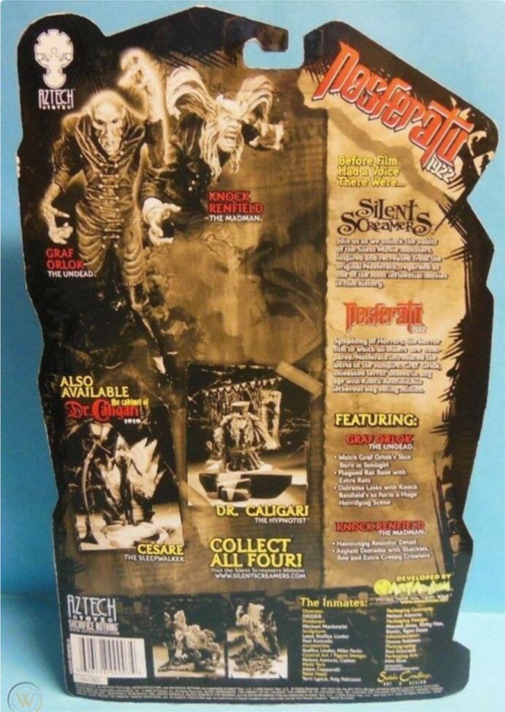 Silent Screamers 1: Knock Renfield - Aztech Toyz action figure collectible [Barcode 696198990034] - Main Image 2